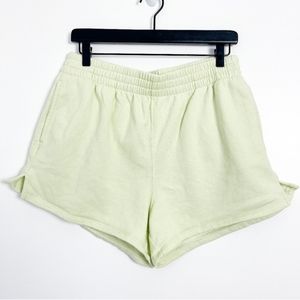 Abercrombie & Fitch Light Green High-Waist Womens Shorts